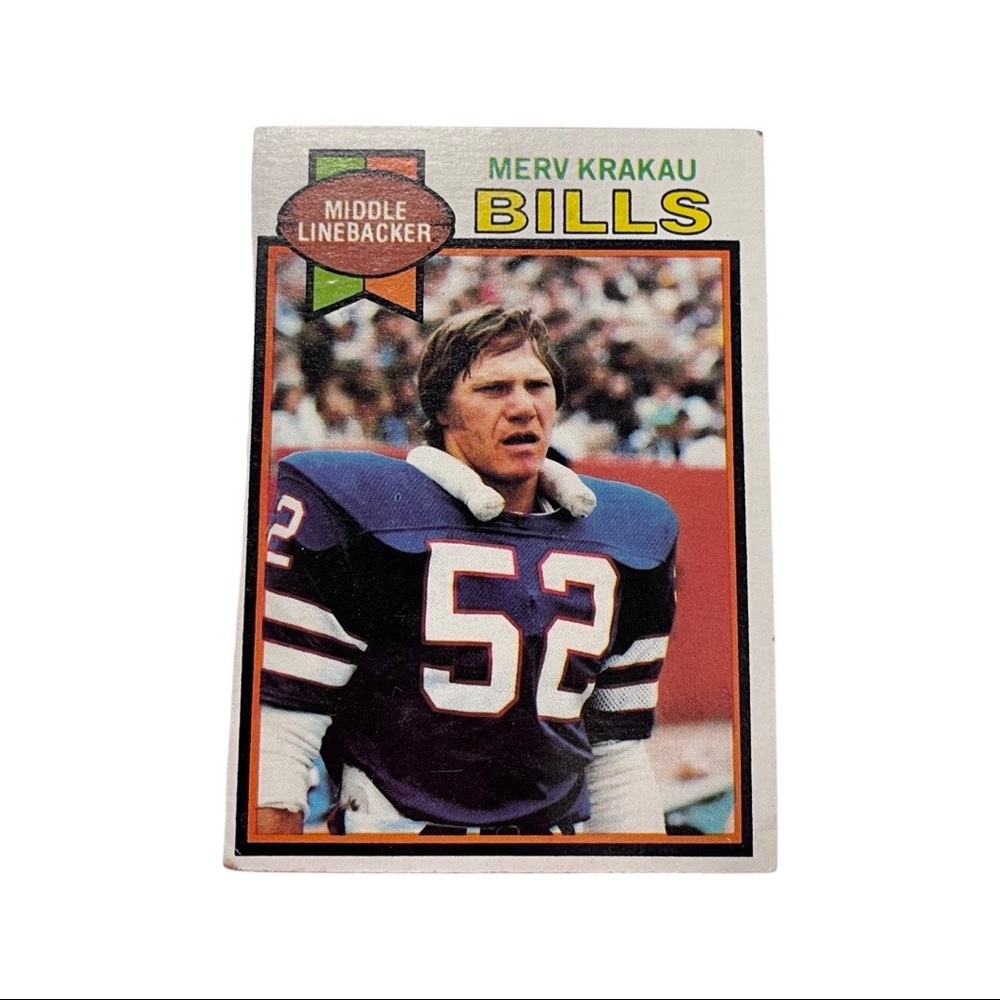 1979 Topps #491  Merv Krakau NM Buffalo Bills Football Card